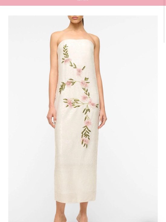 STAUD Dresses & Skirts - Staud Casey Magnolia Strapless Dress